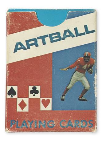 (CONTEMPORARY ART / EPHEMERA.) Celender, Don. ArtBall Playing Cards. Football Series.